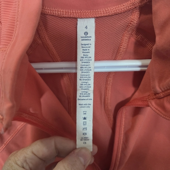 Lululemon Athletica Flare Define Jacket Size 4 - Picture 4 of 4
